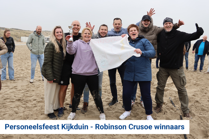 Personeelsfeest Kijkduin - Robinson Crusoe winnaars